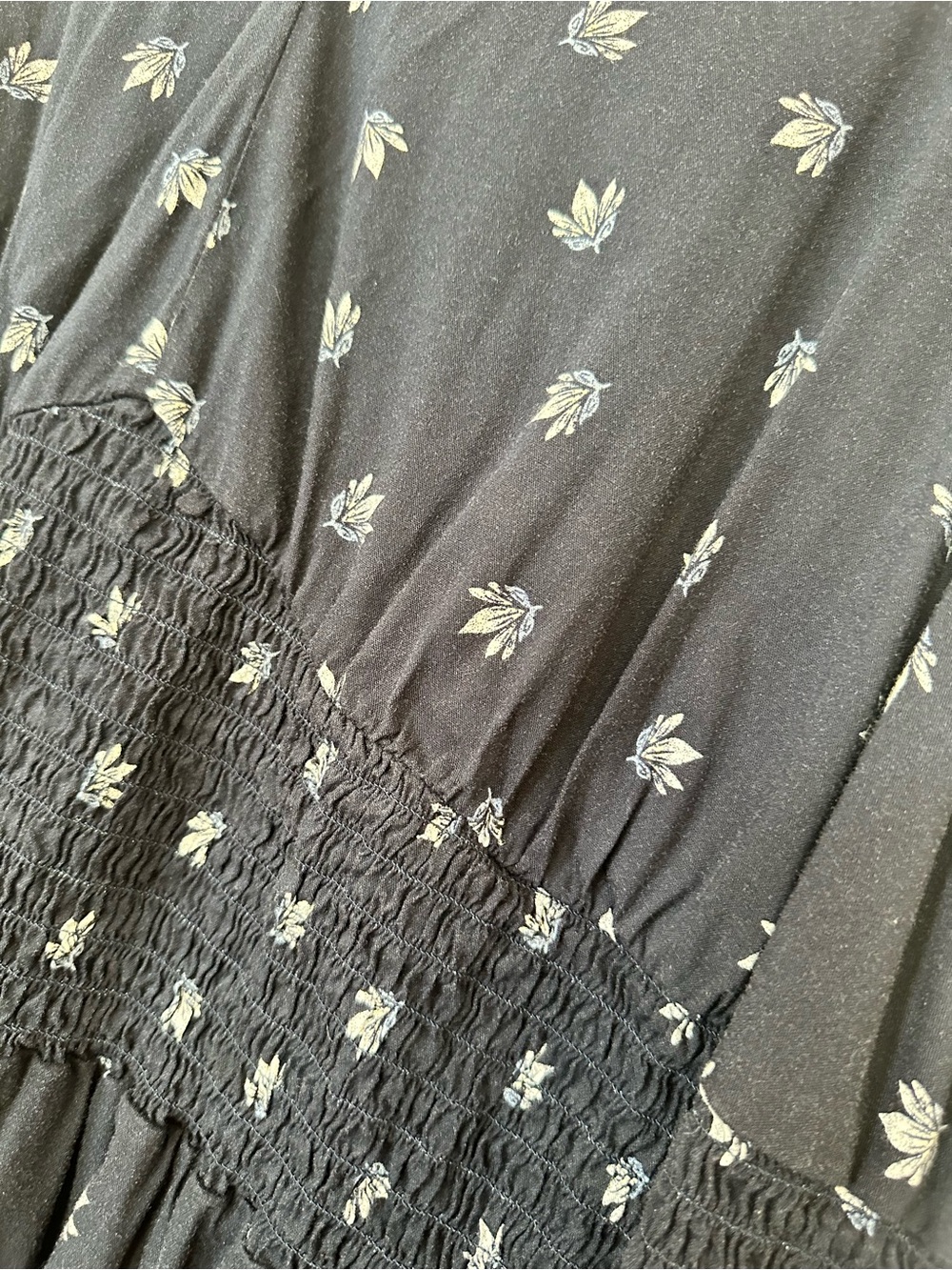 Old Navy navy floral dress, size 3X - Picture 2 of 5